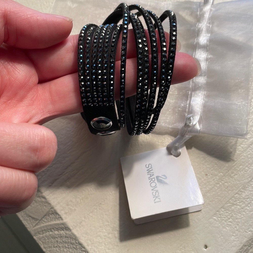 Swarovski Slake Deluxe Bracelet, Black